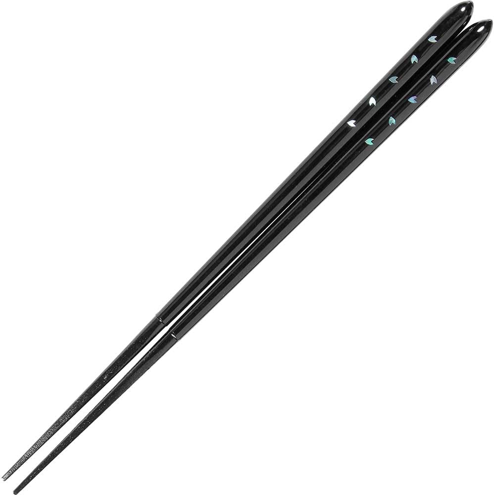 Star Drops Wakasa Japanese Wood Chopsticks, 1 Pair, 9.25 Inches Long, Made in Japan