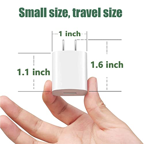 Apple Mfi Certified Iphone Charger,2Pack Long 6Ft Lightning Cable Cord With Apple Chargers Fast Quick Charging Travel Cube Block Usb Wall Adapter For Iphone 11/12/13/14/Xs Max/Xr/X/8/8 Plus/7/6/Se #TOP1