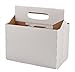 Six Pack Bottle White Cardboard Carrier Boxes for 12oz Glass Beer or Soda Bottles (Pack of 24)