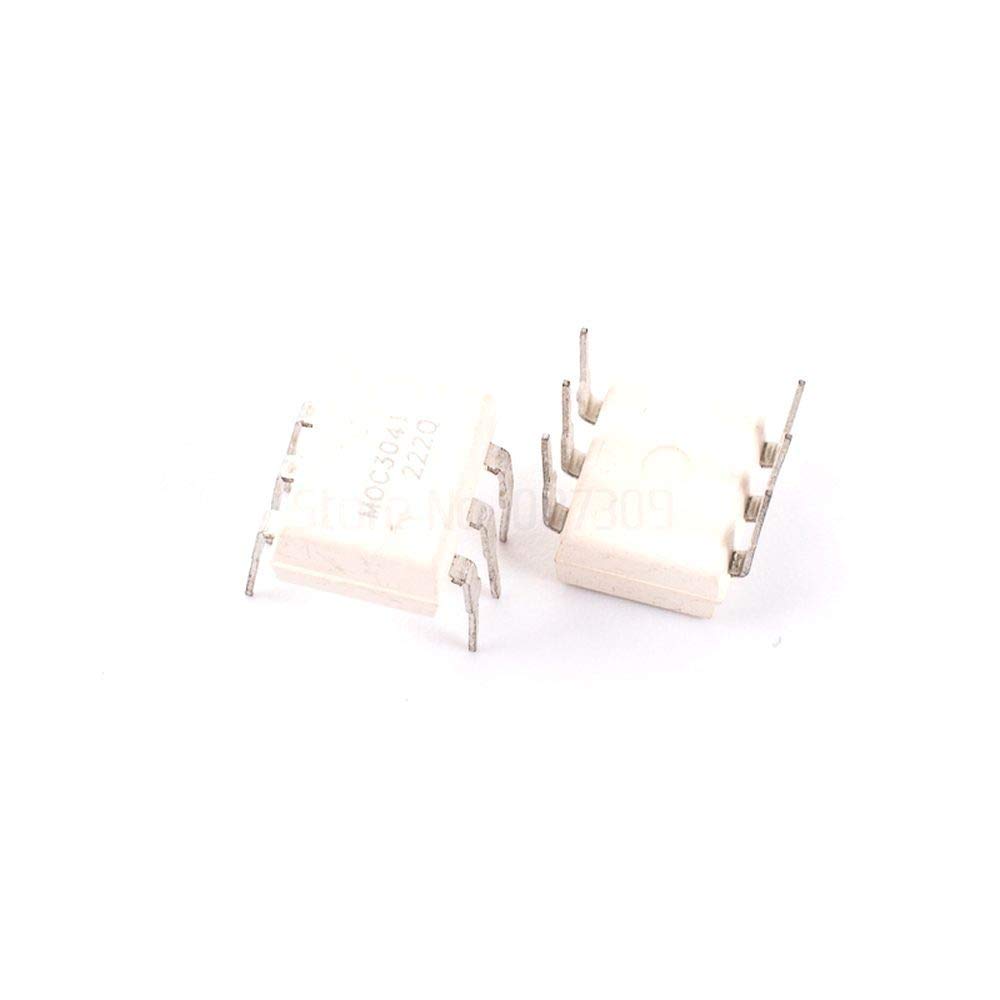 DBParts New for 20PCS MOC3041 Zero-Cross Optoisolators Triac Driver 6-DIP