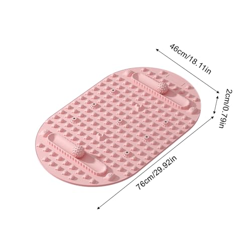 Tapis de massage des pieds en silicone double face avec pistes à billes
