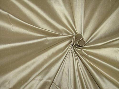 Soie dupioni beige tissu 137 cm pour créer des vestes structurées
