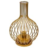 OSALADI Vintage Table Lamp LED Wine Bottle Lights Table Lamp Decorative Night Light Bedside Lamp for