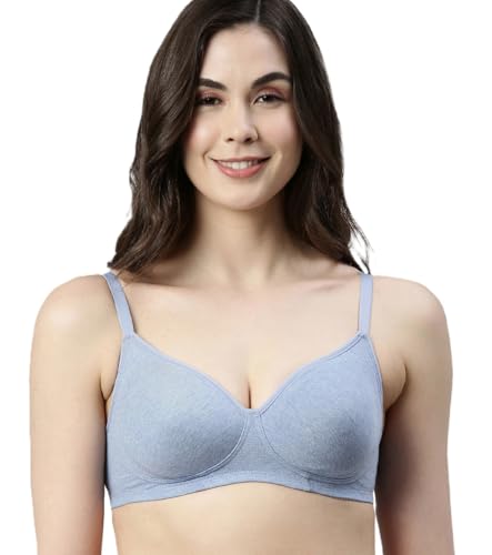 Image of Enamor Innovations Fabcool Encircled Side Support Shaper, Non Padded, Wirefree, High Coverage, Women's Cotton Everyday Bra - A042 (Available in Plus Sizes)
