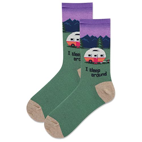 Image of Hot Sox Women's Novelty Geometric Pattern Crew