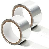 ✅ MULTIUSOS ✅ Nuestra cinta aluminio alta temperatura es adecuada para superficies lisas, planas e irregulares. Nuestra cinta adhesiva aluminio generalmente se utiliza para sellar conductos de aire caliente y frío, sistemas de aislamiento de tuberías, sellado de juntas de aluminio, acero inoxidable y plástico, reparación temporal de superficies metálicas, fijación de tuberías de cobre, etc. Amplia aplicabilidad para satisfacer sus necesidades diarias.