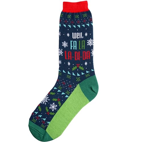 Foot Traffic Fa La La di Da Womens Socks One Pair Shoe Size 4-11 from