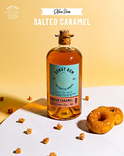 DONUT RUM - Salted Caramel - Karibischer Rum Mit Echtem Donut Geschmack 8 Jahre im Bourbon Fass gereift - Vegan… – Bild 3