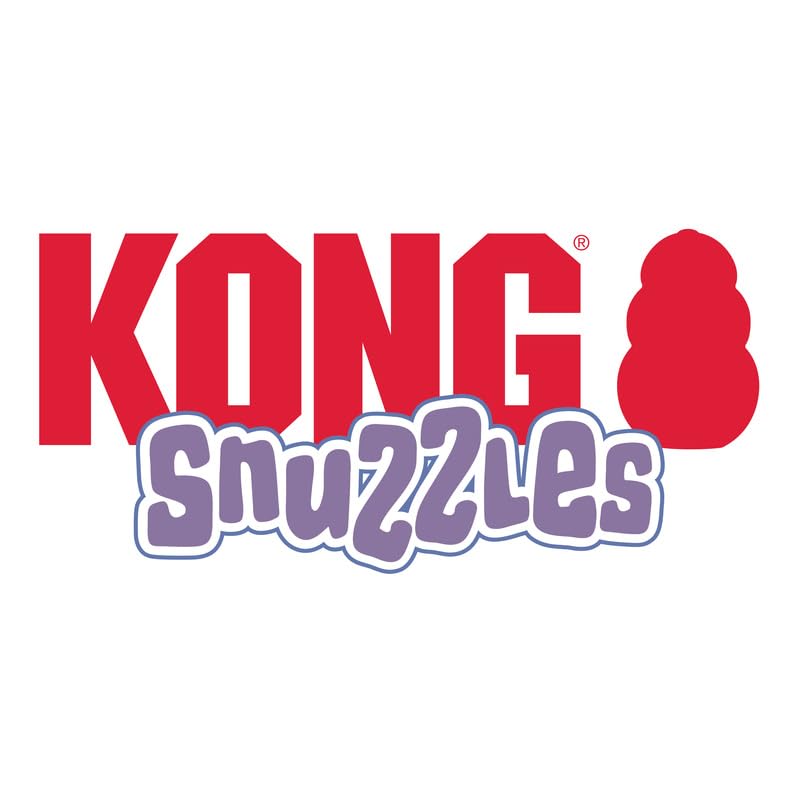 KONG Christmas Holiday Snuzzles Pinguin – Plüsch-Hundespielzeug mit übergroßem Quietscher (klein)