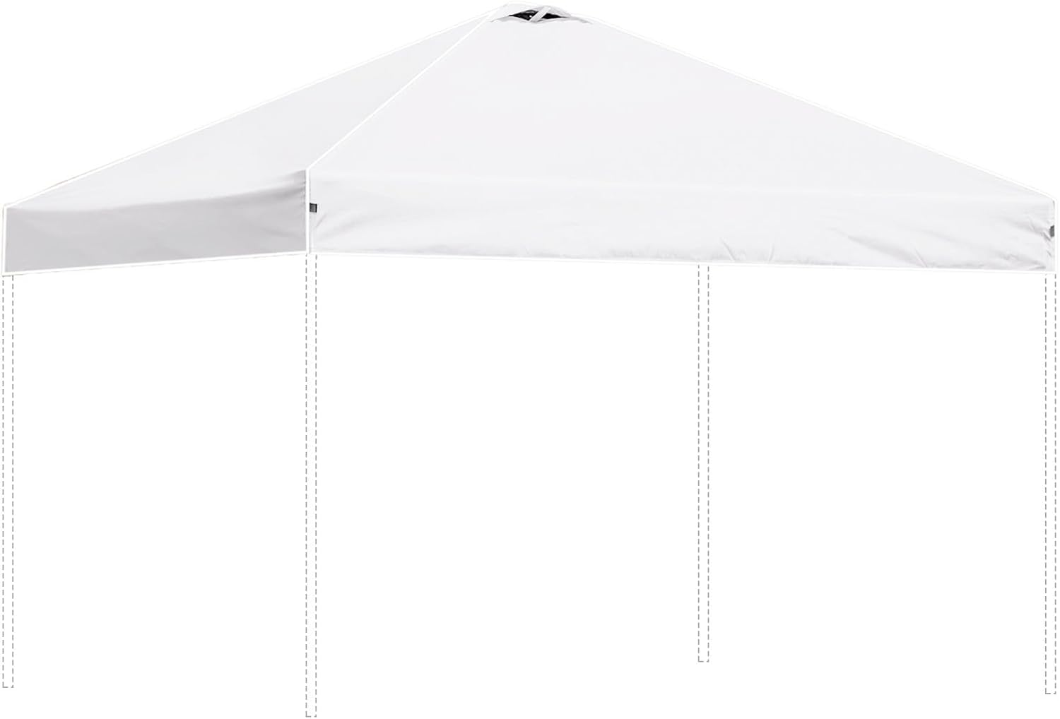 10×10 Pop up Cover Tent Substitute High solely, 10 x 10 Cover Substitute Roof Cowl White with Silver Coated