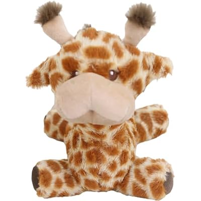 GOOC Kawaii Stuffed Giraffe Animal Fluffy Plush Toy Sitting Baby Giraffe Plushies Doll Anime Gift for Kids or Lover 10 Inch