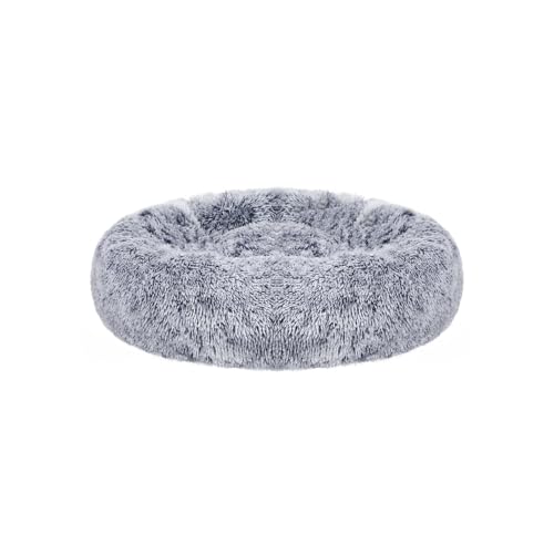 Feandrea Fluffy hondenmand, kattenmand, donutvorm, 60 x 60 cm