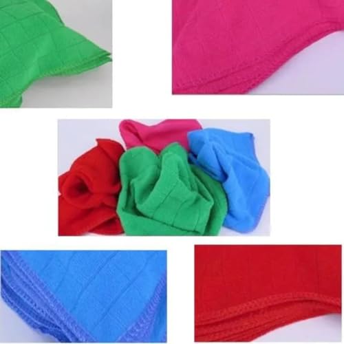 Image of bkr Microfiber Cleaning Cloth, Pack Cleaning Rag, Cleaning Towels with Color Assorted (2)
