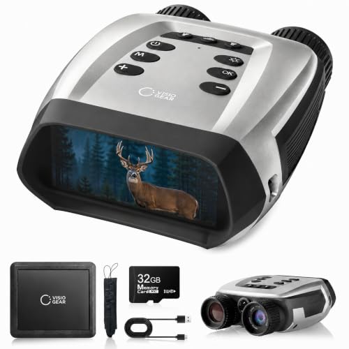 VisioGear 4K Night Vision Binoculars for Adults - Night Thunder X3