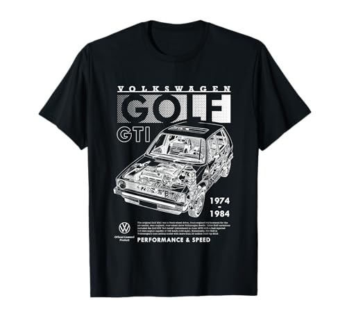 Volkswagen Golf GTI Mk1 Rendimiento y velocidad Camiseta