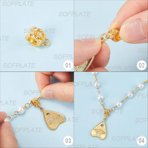 Accesorios con trabillas para colgar dijes sin dañar tus collares de aleación 7
