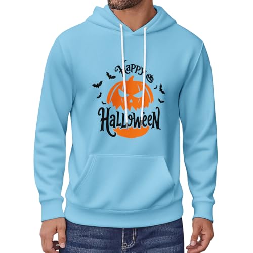 Halloween Hoodie Men Lantern Face Pumpkin Long Sleeve Novelty Party Sweatshirt with Pocket3