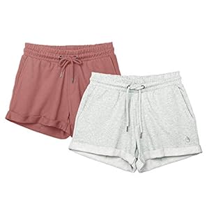 icyzone Damen Sport Kurze Hose Laufshorts Jogginghose Sommer Sportshorts Atmungsaktiv Running Gym Shorts