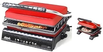 dökümix Ultra Plus Organik Demir Döküm Izgara& Tost Makinası Kirmizi Izgara Aparatlı,Fırçalı,Yağdanlık