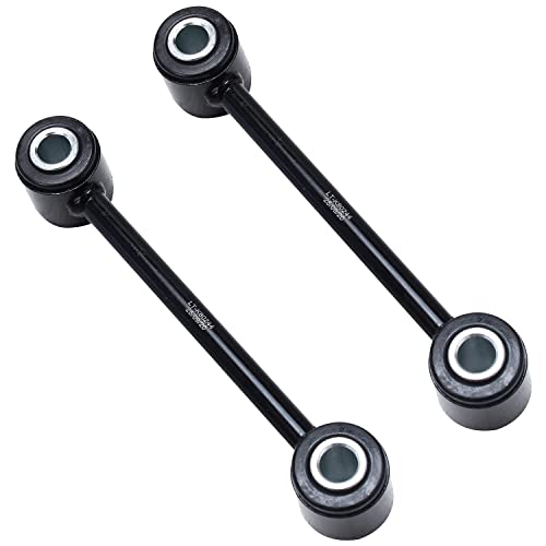 Image of Detroit Axle - 4WD Rear 4pc Shock Absorbers Kit for 1997-2004 Dodge Dakota, 2 Shock Absorbers Assembly 2 Stabilizer Sway Bars 1998 1999 2000 2001 2002 2003 Replacement