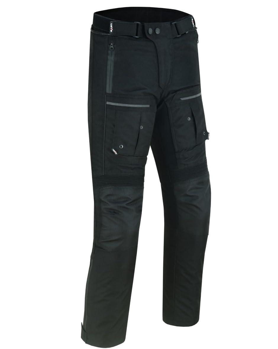 LOVO - Pantalones Moto AfricPro Unisex - Pantalon Moto Hombre y Mujer - Pantalones de Moto Unisex - Ropa Moto Segura con Protectores - Resistencia, Confort y Protección Total