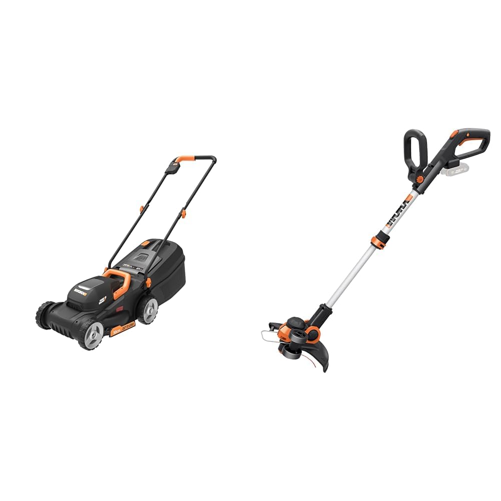 Tondeuse à Gazon WORX WG730E 20V et Coupe-Bordures sans fil Pack