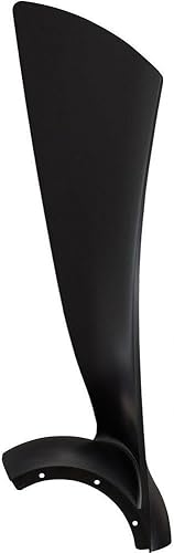 Fanimation BPW8530-44BL - Juego de tres cuchillas de envoltura de 44 pulgadas, color negro Negro -,Marrón oscuro,Koa,Blanco mate,Color natural,Roble