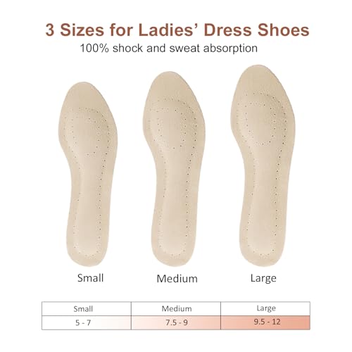 2 Pares de Plantillas Acolchonadas para Mujer Talla 7.5-9 miniatura 2