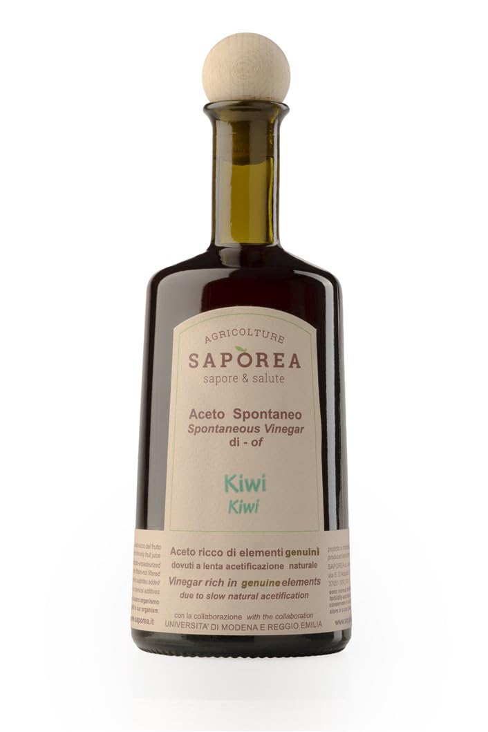 Vinagre de Kiwi Orgánico Natural con Acetificación Espontánea Lenta