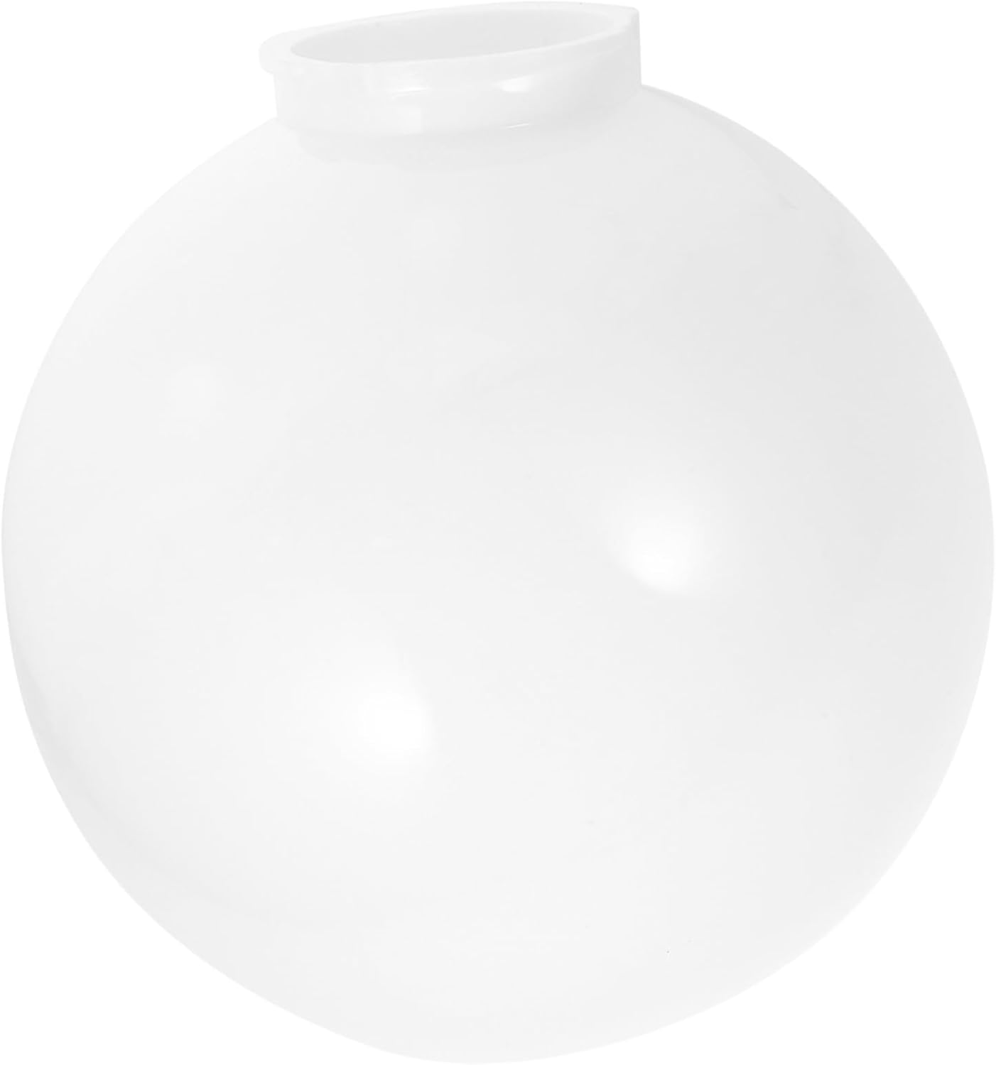 Amosfun Acrylic Milk White Globe Lamp Shade Dust Cover for Outdoor Wall Pole Lamps Accessory for Table Floor Pendant Lighting