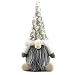 Bambola di Babbo Natale, Gnomo di Peluche per Decorazioni Natalizie, Gnomo di Natale, Gnomo Natalizio Svedese, Ornamenti Fatti a Mano, Bambola Senza Volto, Addobbo Natalizio, 16x6x29cm (32025 bianca)