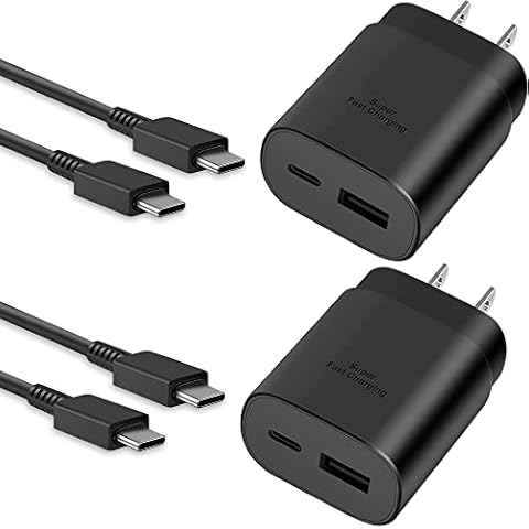 Type C Charger,Super Fast Charger Type C 25W Wall Charger Quick Charging Block Compatible with Samsung Galaxy S22/S22 Ultra/S22+/S21/S21Ultra/S21 Plus/S20/S20 Ultra/S10/Note 10 Cover