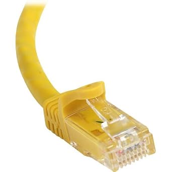 7 ft Cat-6 Network Ethernet Patch Cable Yellow Cat6