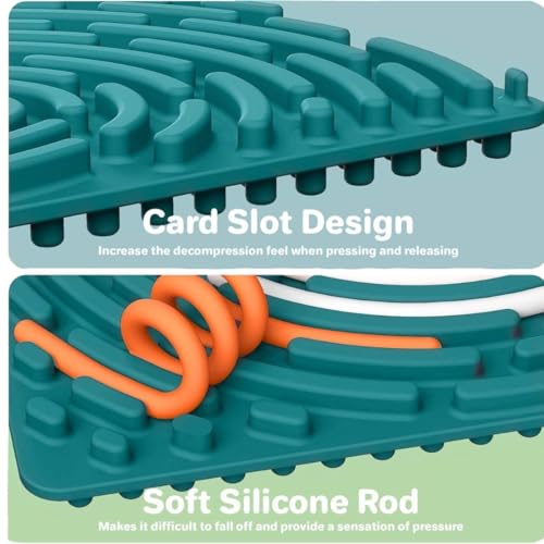 Image of Mashes Silicone Fidget Board Toy for Kids | Sensory Bend & Shape Puzzle Board with Flexible Silicone Sticks | Stress Relief, Montessori Learning, Fine Motor Skills Development | Premium Sensory Toy