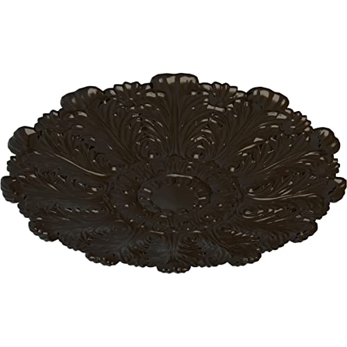 Image of 31 inchOD x 1 1 /2 inchP Durham Ceiling Medallion (Fits Canopies up to 4 1 /4 inch), Hand-Painted Stone Hearth