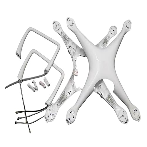 YAGUMO [Drone Parts] Replacement for DJI Phantom 4 Body Shell/Landing Gear Legs Upper Bottom Cover for Phantom 4 Repair Parts [Easy Installation] (Color : 1 Full Set)