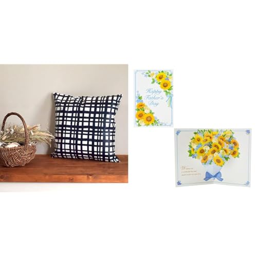 y̓ZbgzX^CfR[(STYLE Decor) NbVJo[ 45×45cm k  킢 2Zbg ~l[g^Cv lCr[ `FbN Vv W3502510+TI bZ[WJ[h ̓ ɗ̉ԑ