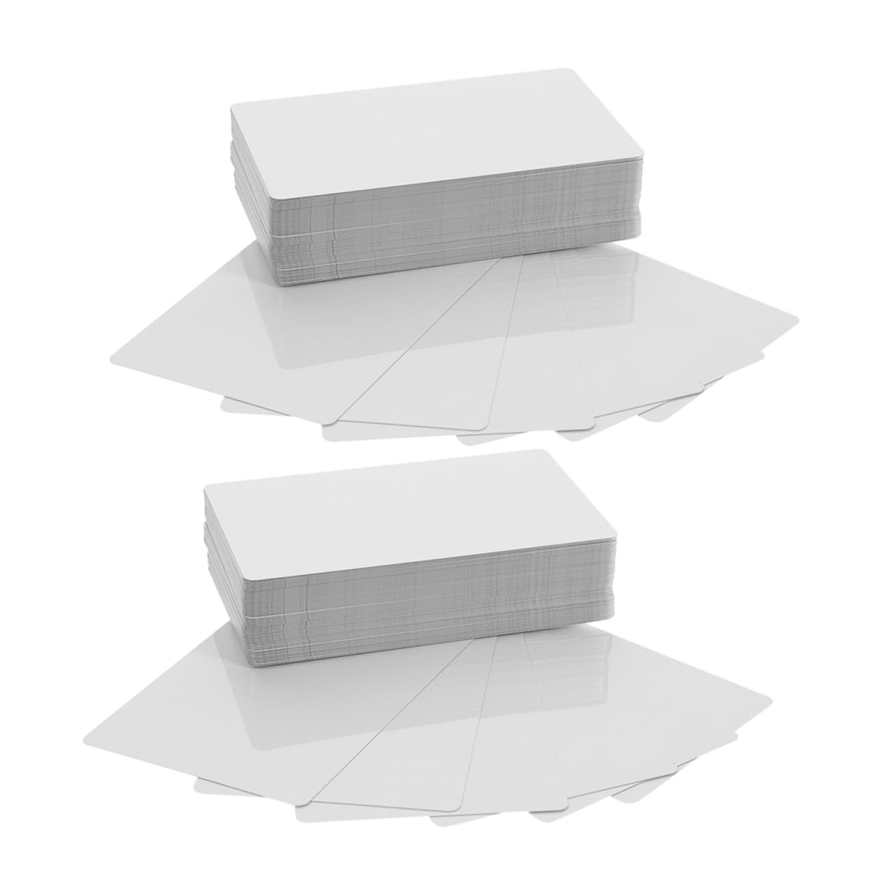 Artibetter Cartes de Visite Vierges pour Sublimation en Alliage D’aluminium Lot de 200 Format Standard, 0,21mm, Usage Bureau et Impression DIY