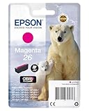 epson 2600 manual  Epson Cartucho 26 magenta (etiqueta RF) - Cartucho de tinta para impresoras (Original, Tinta a base de pigmentos, Magenta, XP-600 / XP-605 / XP-700 / XP-800, 1 pieza(s), 141,8 mm)