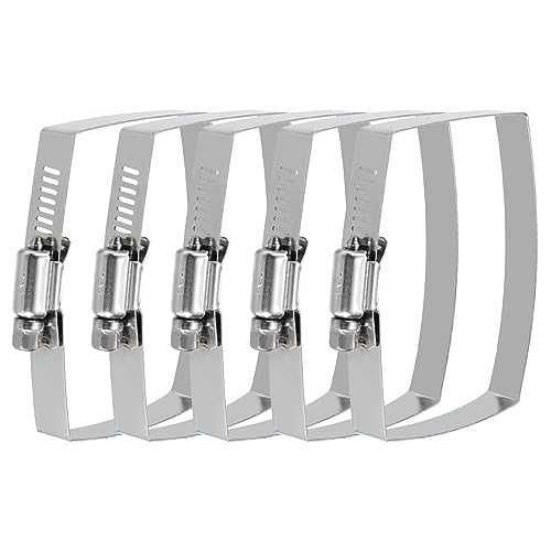 uxcell Rectangular Hose Clamps, 3