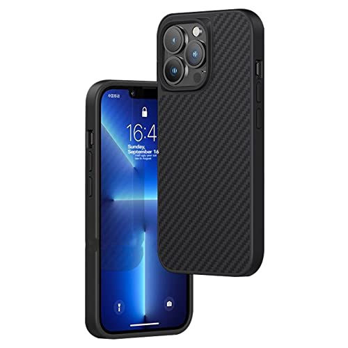 Coque iPhone 14 en fibre aramide idéale pour les professionnels actifs