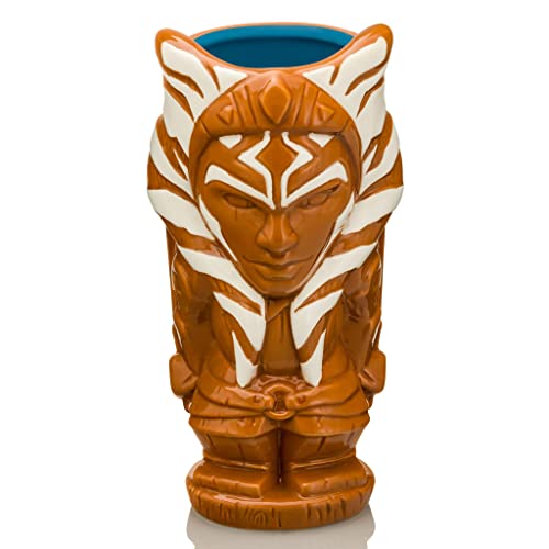 Geeki Tikis Star Wars: The Mandalorian Ahsoka Tano 18-Ounce Ceramic Mug | Cocktail Tumblers, Beer Mug Glassware For Liquor, Beverages, Pub Drinks, Tropical Drinkware For Home Barware Decor