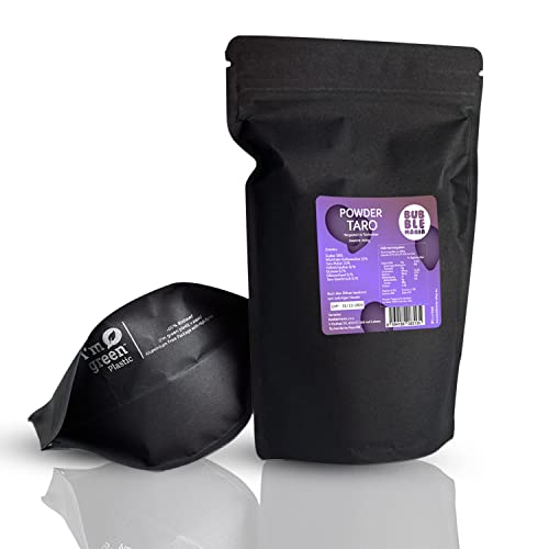 Milchteepulver für Bubble Tea - Taro Bubble Tea Pulver | Bubble Tea Milchpulver mit hochwertigen Zutaten und starkem Geschmack | 500 Gramm Cover