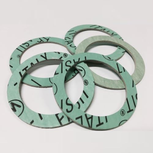 1824 Schläfer | Grüne hydraulische Dichtungen, Fiber Flachdichtung 3/4 Zoll (24 x 16 x 2 mm) Sanitär, Heizung, Klima, Lüftung, Rohrleitungs und Garten (bis zu 180°C), Wasserhahnteile -5 Stück