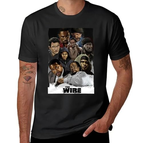 Photo de YFYCTTYL Omar Little Michael K Williams The Wire Poster T-Shirt Black 3XL
