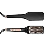 Nicebay® Hair Straightener Brush, Rotatable Temperature Adjustment Hair Straightening Brush