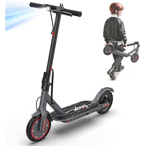 WERHY Electric Scooter, 500W/350W Powerful Motor & 19MPH Top Speed