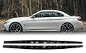 MpTuned Seitenschweller schwarz glänzend für BMW 4er F32 F33 F36 2014-2020 420i 430i 435i 440i 418d 420d 430d 435d
