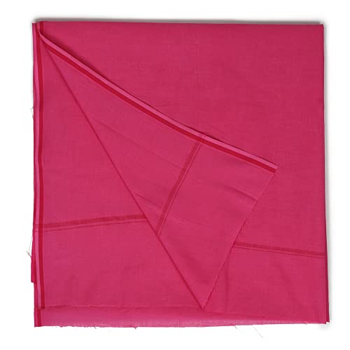 Image of Cotton Skin Friendly Summer Shrink Proof Bath Towel Pure Cotton Gamcha Soft 100% Men Boys All Purpose Living Handloom Dark Pink Pack 04