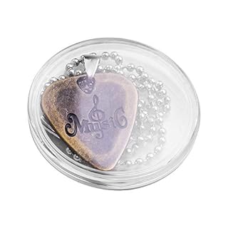 ABchat Metal Guitar Pick Necklace Zinc Alloy 1.2mm Thickness with Ball Chain (Color : 1) - Les Beatles, Paul McCartney, John Lennon, RIngo Starr, George Harrison ABchat Metal Guitar Pick Necklace Zinc Alloy 1.2mm Thickness with Ball Chain (Color : 1) – Image 3